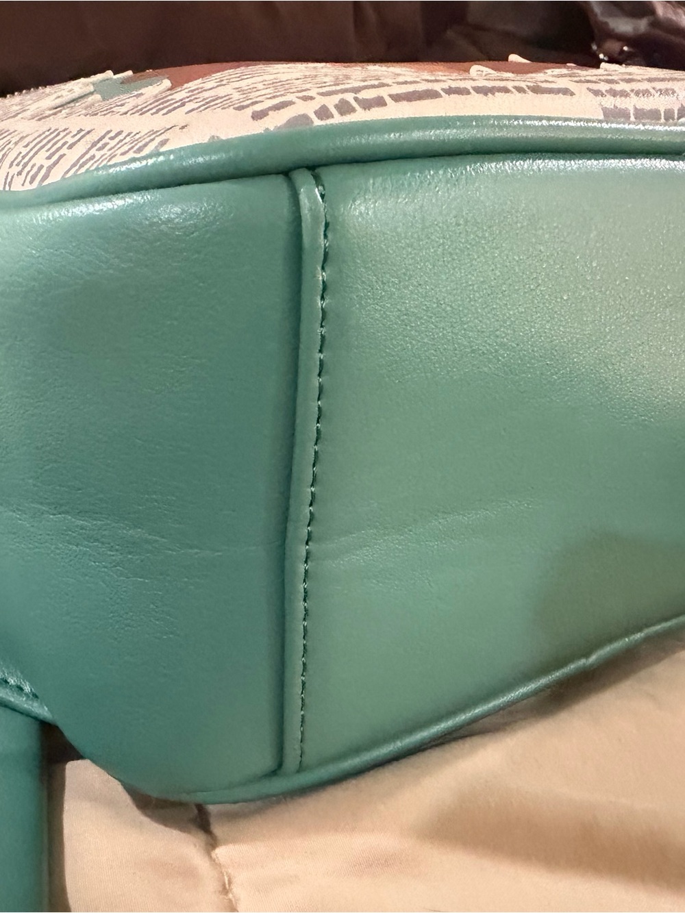 Disney Teal & Cream Lady Graphic Mini Backpack - Picture 9 of 15